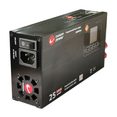 24V 600W সামঞ্জস্যযোগ্য ভোল্টেজ বর্তমান SMPS কমপ্যাক্ট 55mm নিম্ন গোলমাল SMPS 25A 24V