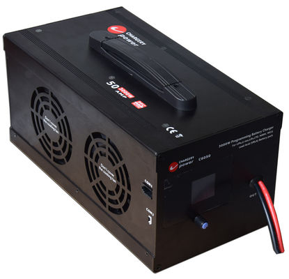 48V 3000W 13S LiPo, NMC, LiFe, LiTo, Pb, VRLA লিড অ্যাসিড AGM, GEL ই-বাইকের জন্য ব্যাটারি চার্জার, বৈদ্যুতিক মোটরসাইকেল 1-55A