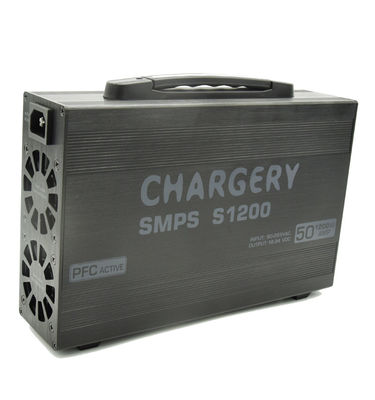 24V 1200W ইউএভি ড্রোন এসএমপিএস ব্যাটারি চার্জার কমপ্যাক্ট 68mm 50A কাস্টমাইজড