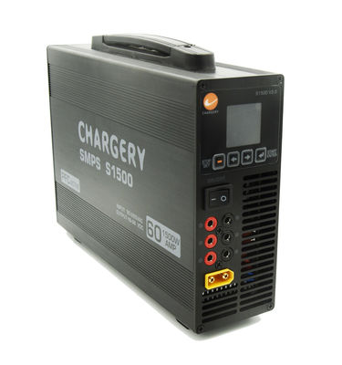 30V 24V 1500W নিয়মিত ইউএভি এসএমপিএস ব্যাটারি চার্জার কমপ্যাক্ট ই রিক্সা 68mm 60A